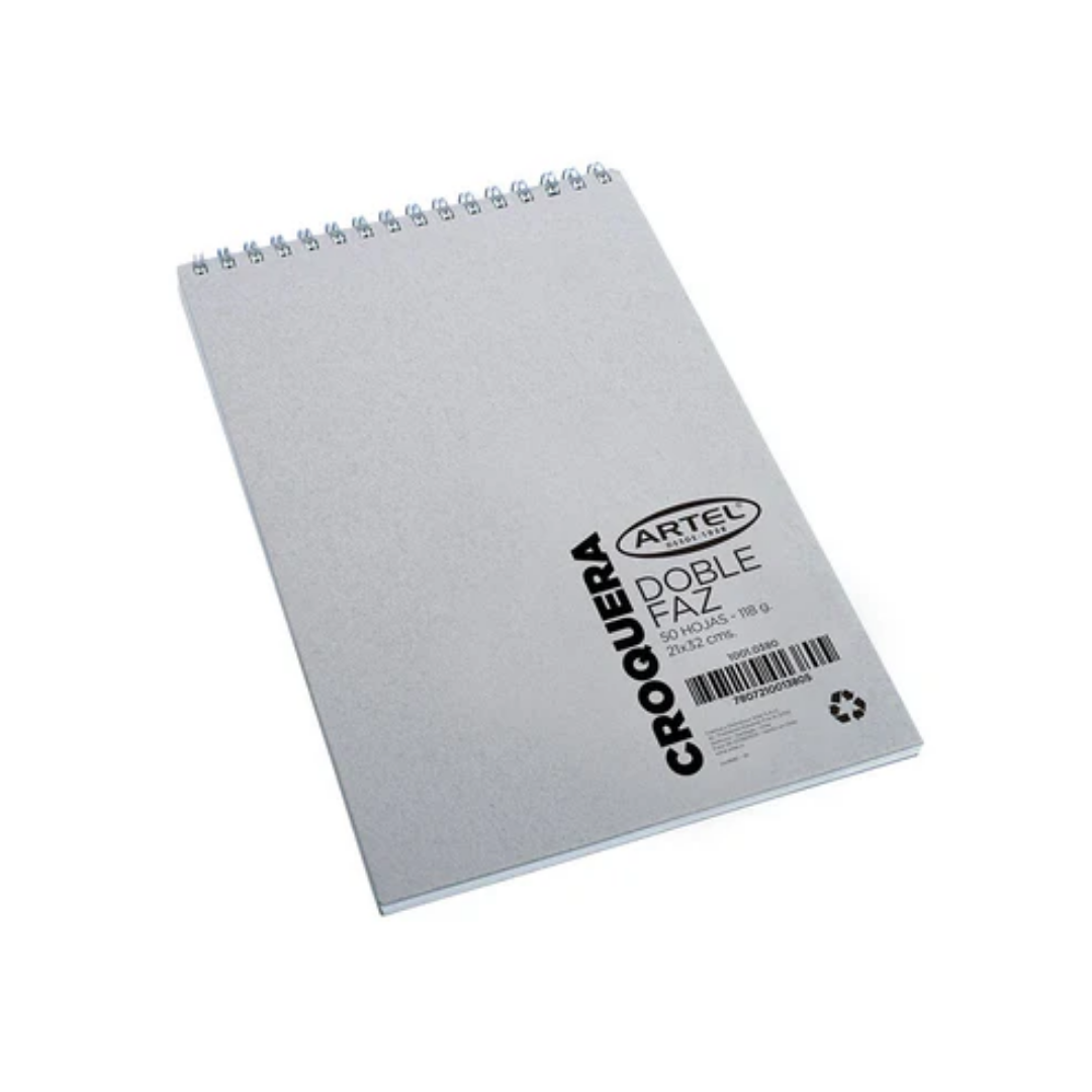 Croquera Doble Faz – 50 Hojas – 21 × 32 cm