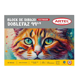 Block de Dibujo Doble Faz 99 1/8 – 20 Hojas – Texturado
