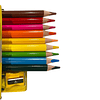 Lápices de Colores – Set 12 Colores + Sacapunta –  Jumbo (Triangulares)