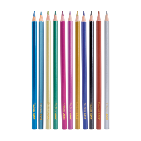 Lápices de Colores – Set 12 Unidades – Metálicos