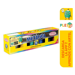 Témperas – Set 6 Colores – Metálicas