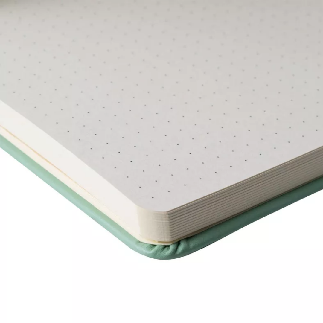 Libreta – Tamaño 13 × 21 cm – Hoja de puntos – Rosa Cerezo