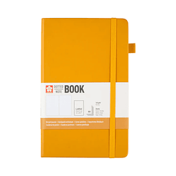 Libreta – Tamaño 13 × 21 cm – Hoja de puntos – Amarillo Kerria