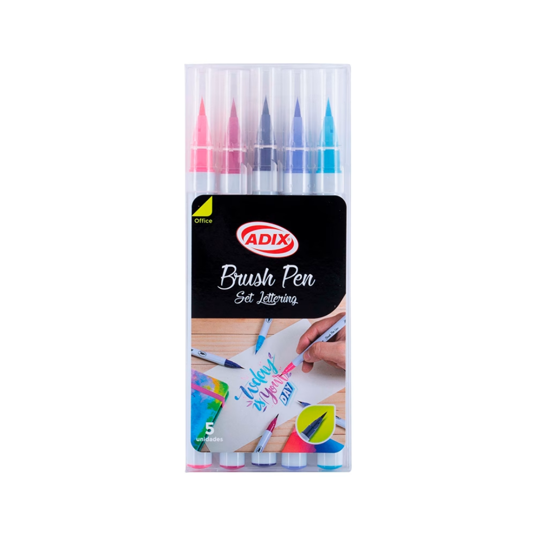 Brush Pen – Set 5 Unidades