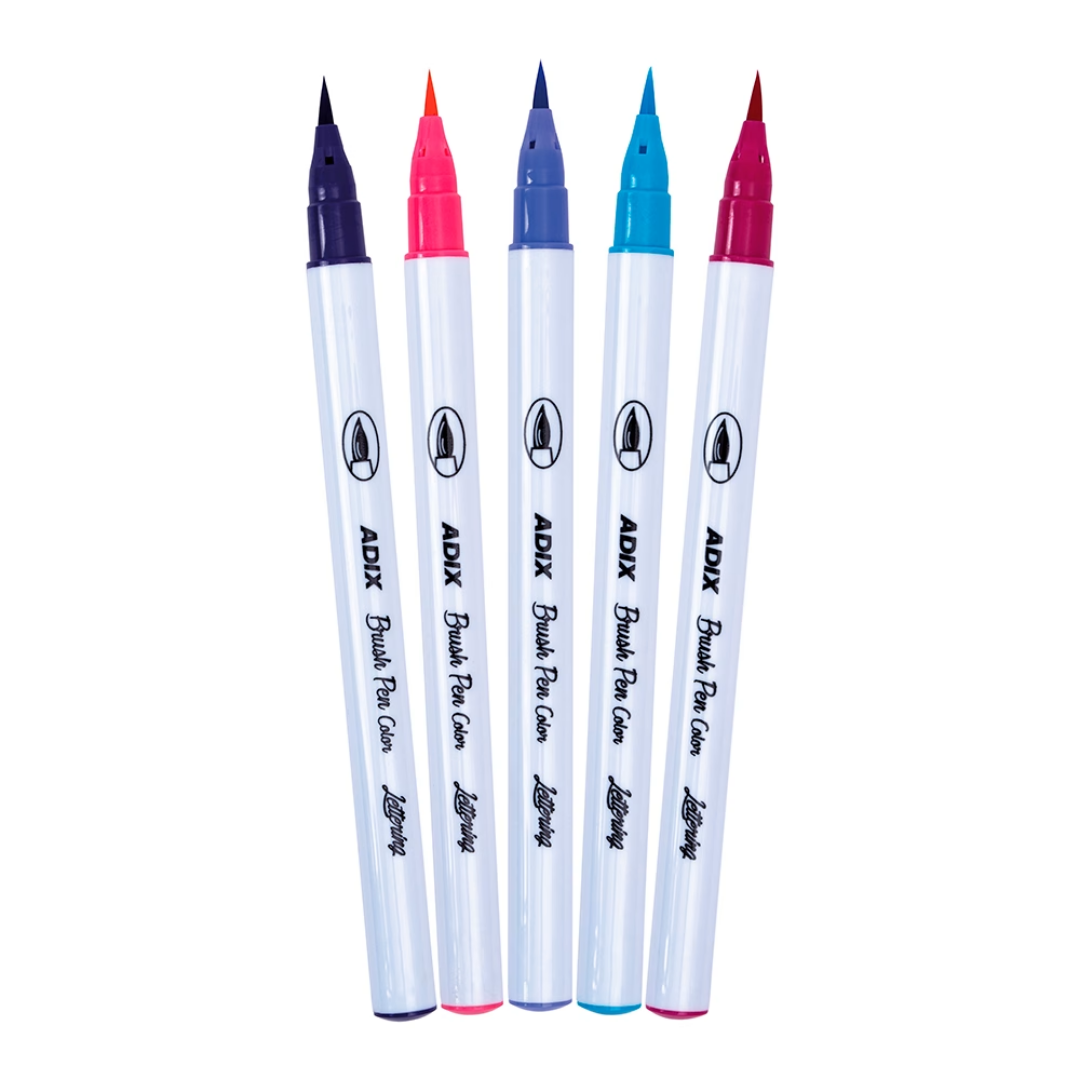 Brush Pen – Set 5 Unidades