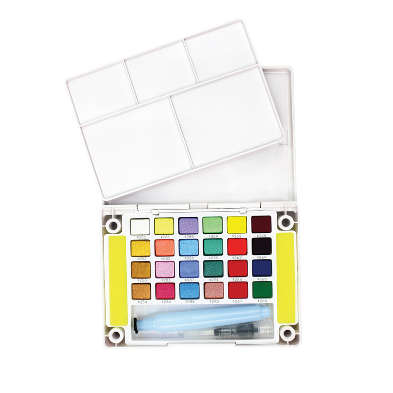 Acuarela Koi – Set 24 Colores  – CAC + Waterbrush