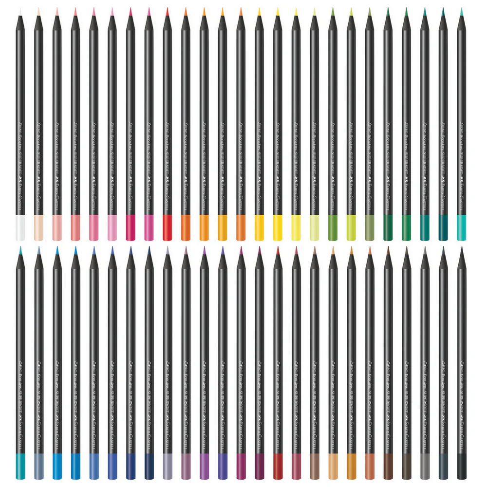 Ecolápices SuperSoft – Set 50 Colores