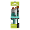 Pinceles Acrílico Fluido – Set 8 Unidades – Redondos y planos