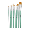 Pinceles Acrílico Fluido – Set 8 Unidades – Redondos y planos