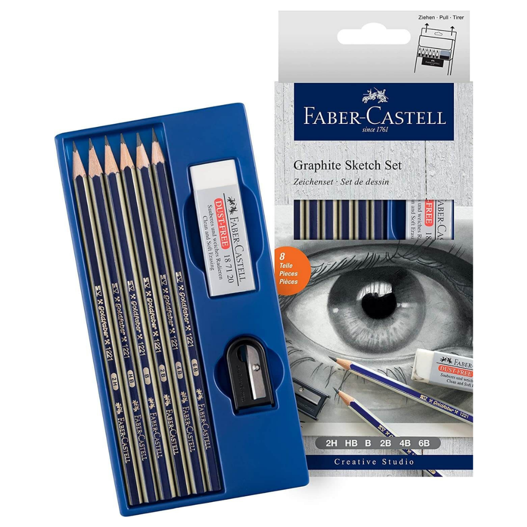 Set Dibujo en Grafito – 8 Piezas