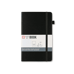 Libreta – Tamaño 13 × 21 cm – Hoja de cuadros – Negro