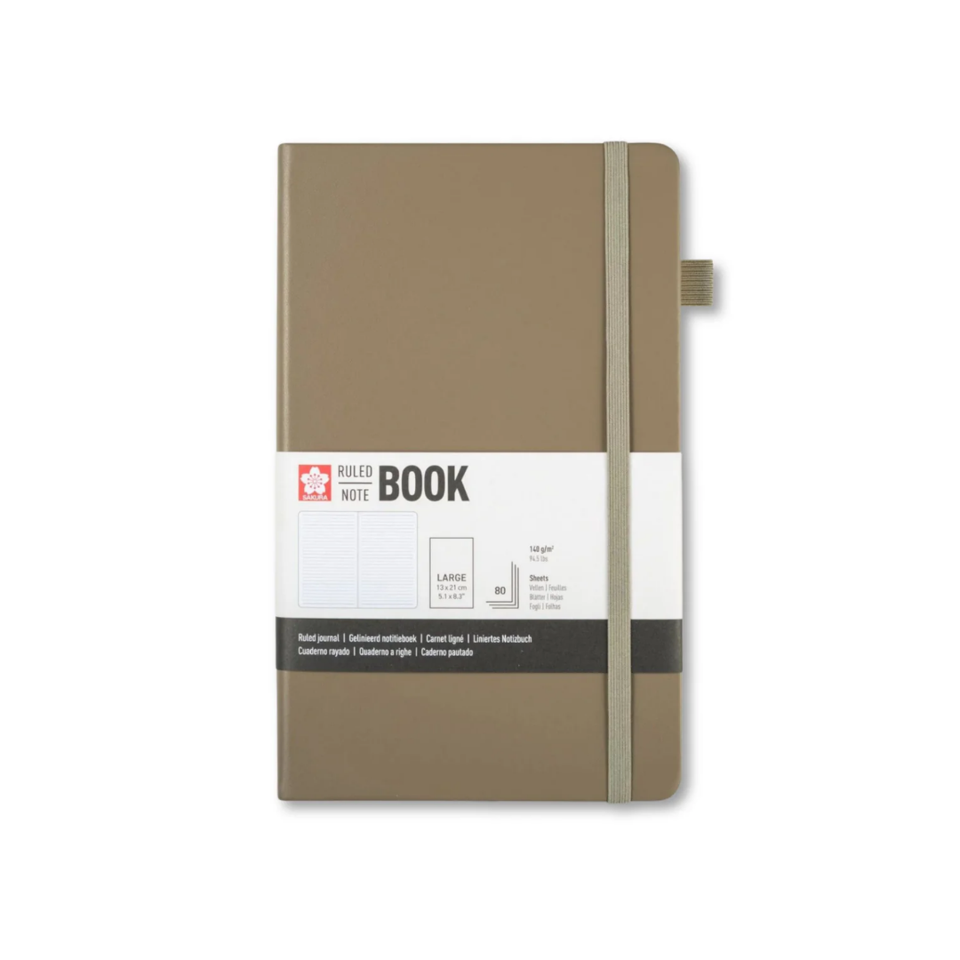 Libreta – Tamaño 13 × 21 cm – Hoja de líneas – Gris Ceniza