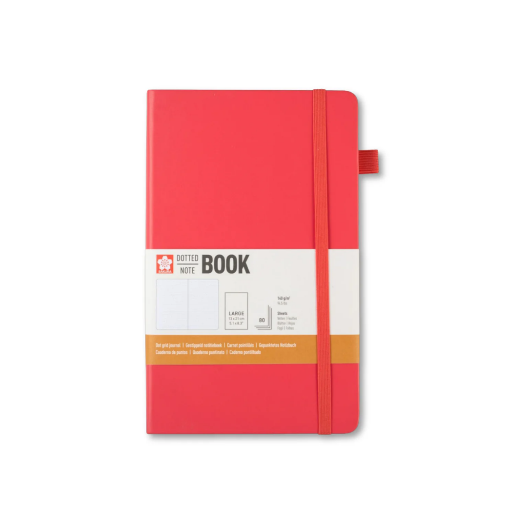 Libreta – Tamaño 13 × 21 cm – Hoja de puntos – Rosa Cerezo