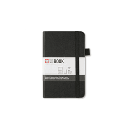 Libreta – Tamaño 9 × 14 cm – Hoja de líneas – Negro