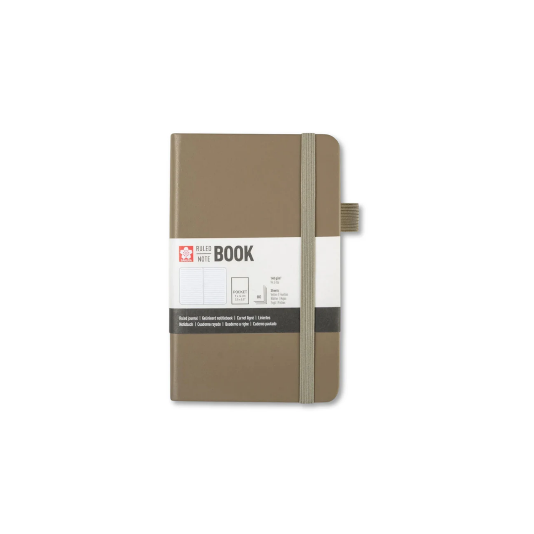 Libreta – Tamaño 9 × 14 cm – Hoja de líneas – Gris Ceniza