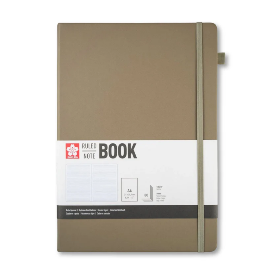 Libreta – Tamaño 21 × 30 cm – Hoja de líneas – Gris Ceniza