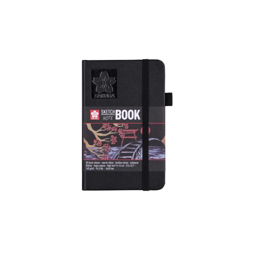 Libreta – Tamaño 9 × 14 cm – Hoja negra