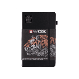 Libreta – Tamaño 13 × 21 cm – Hoja negra