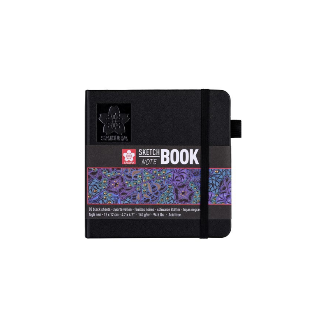 Libreta – Tamaño 12 × 12 cm – Hoja negra