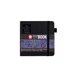 Libreta – Tamaño 12 × 12 cm – Hoja negra