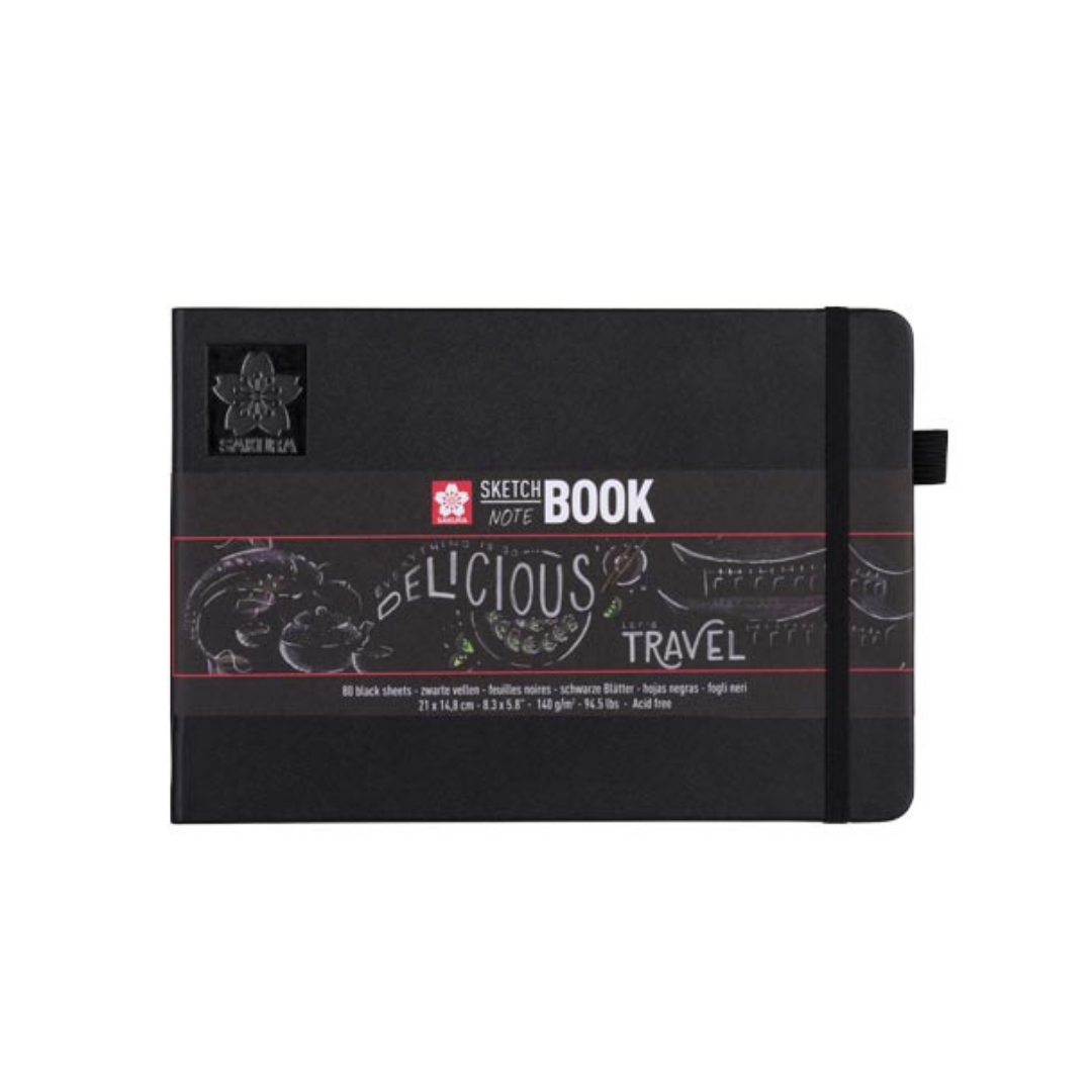 Libreta – Tamaño 21 × 14.8 cm – Hoja negra