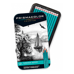 Lápices de Grafito – Set 12 durezas – Turquoise Medium 
