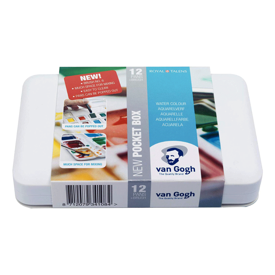 Acuarela Pocket Box – Set 12 Colores