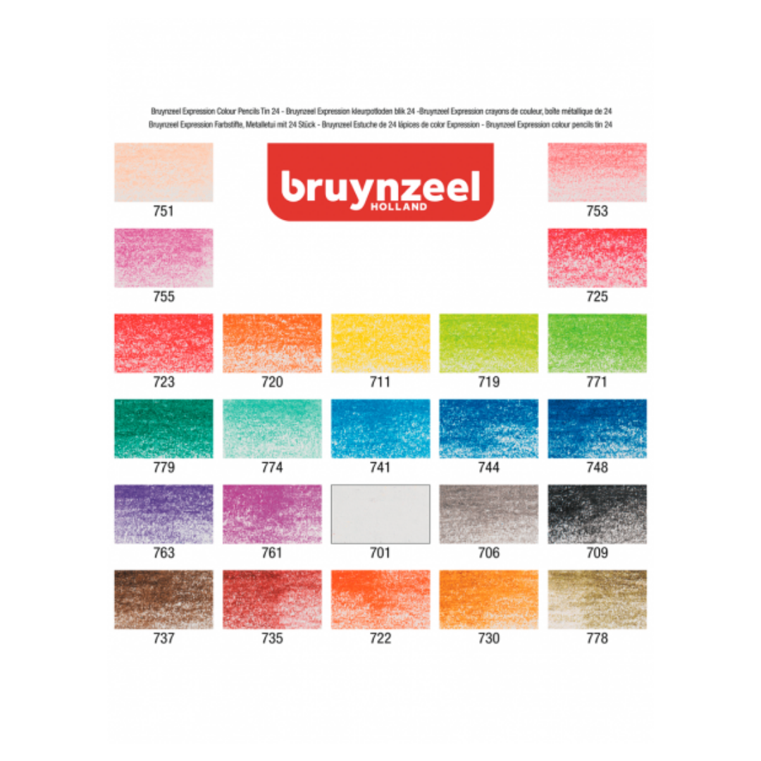 Lápices de Colores – Set 24 Colores – Expression