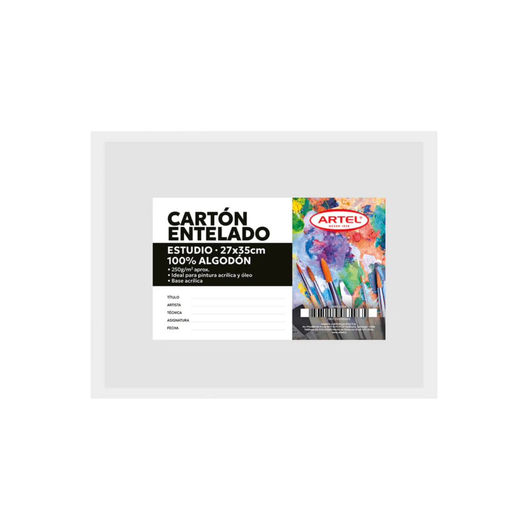Cartón Entelado – 27 x 35 cm – 250 g