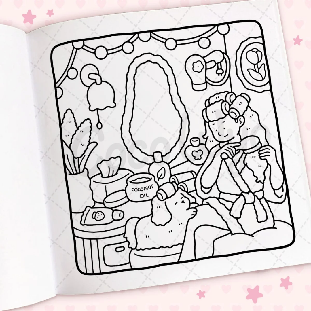 Libro para colorear – Girl Moments Vol. 2