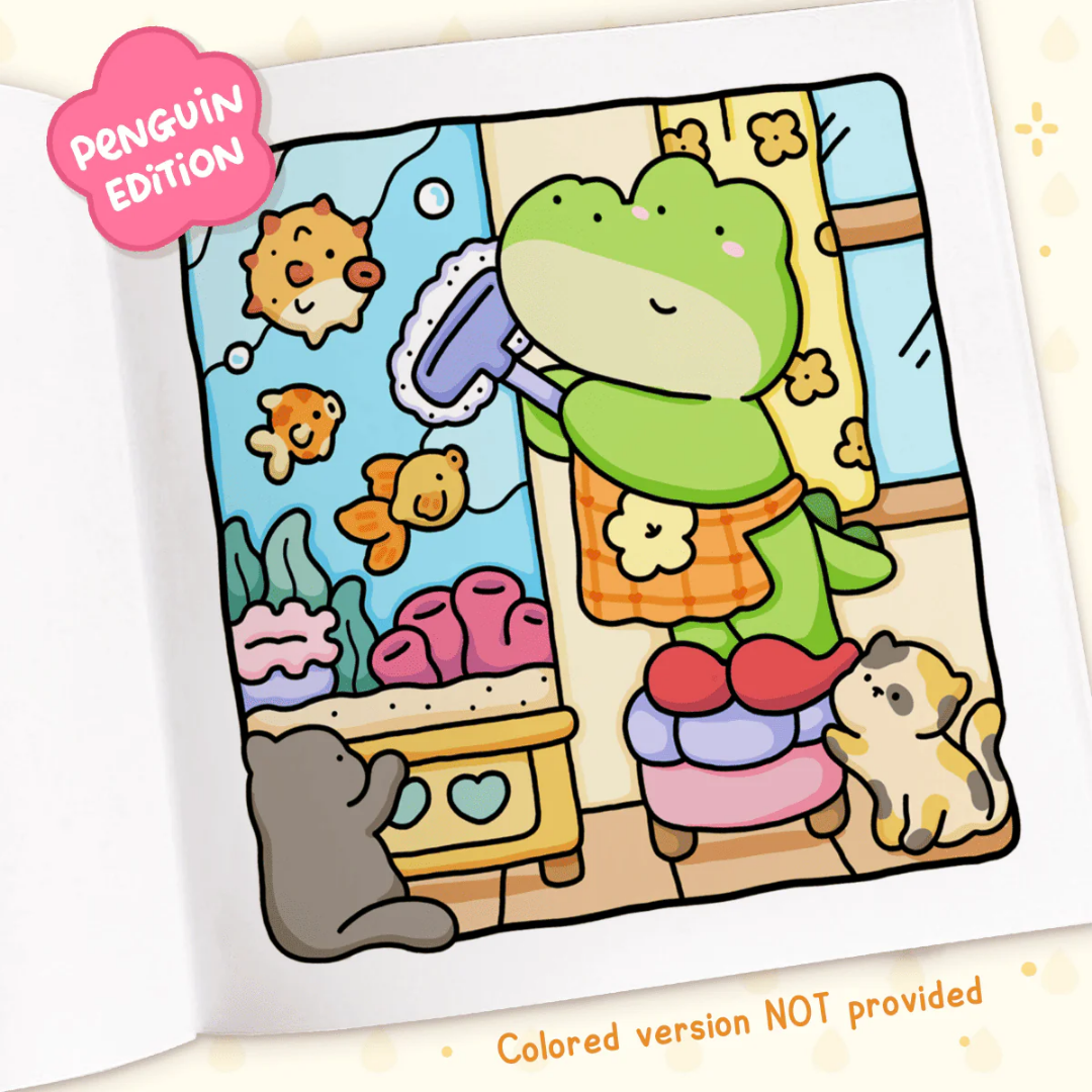 Libro para colorear – Cozy friends