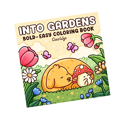 Libro para colorear – Into Gardens 