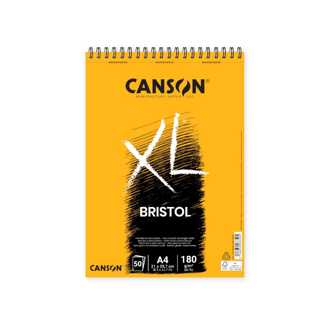 Croquera XL Bristol – A4 – 180 g – 50 Hojas