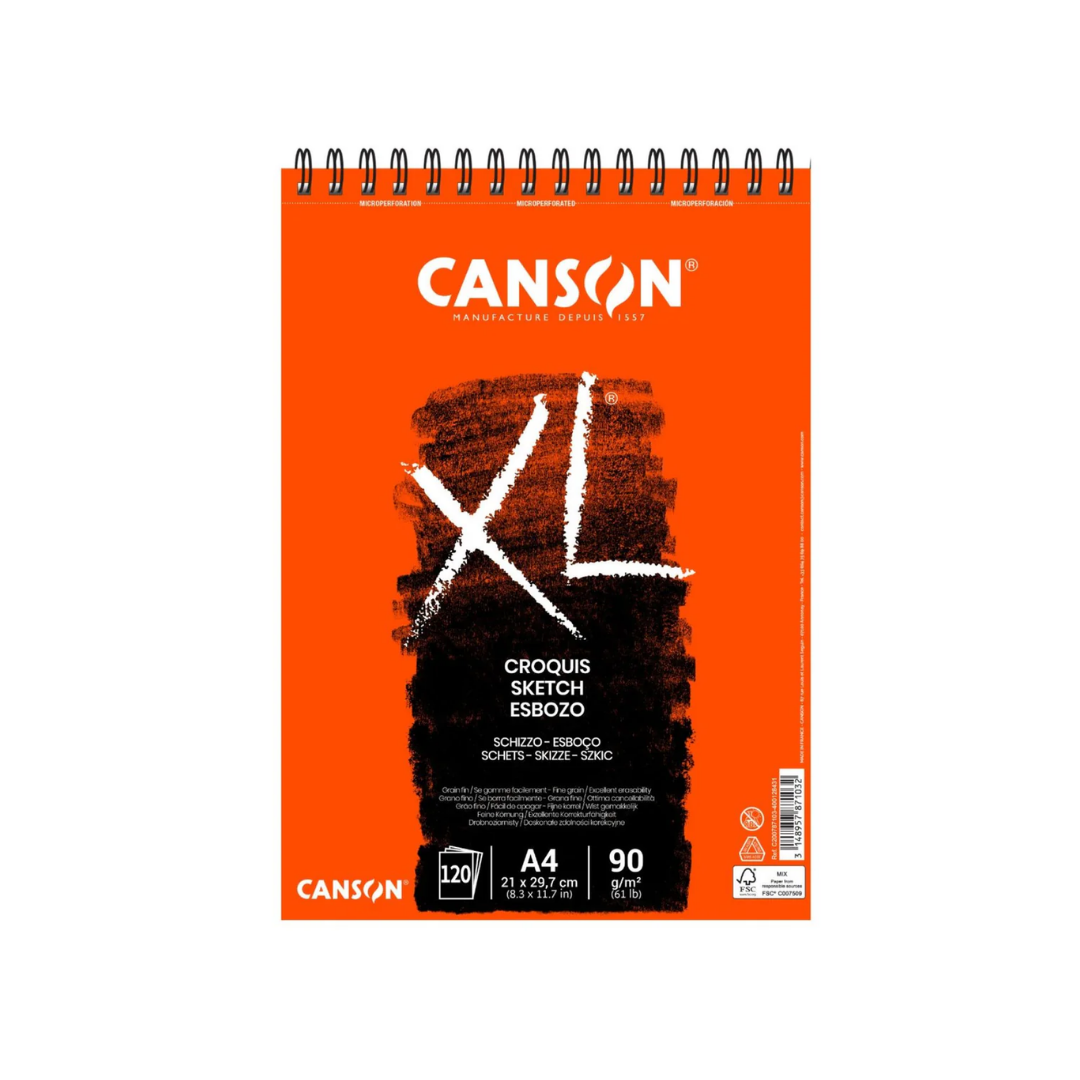 Croquera XL Croquis – A4 – 90 g – 120 Hojas