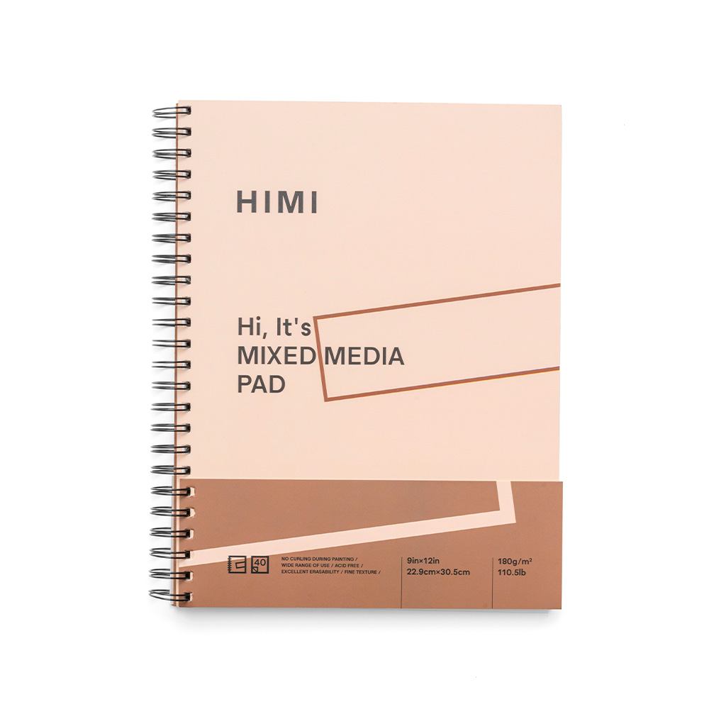 Block Técnicas Mixtas – 22,9 x 30,5 cm – 180 gsm – 40 Hojas