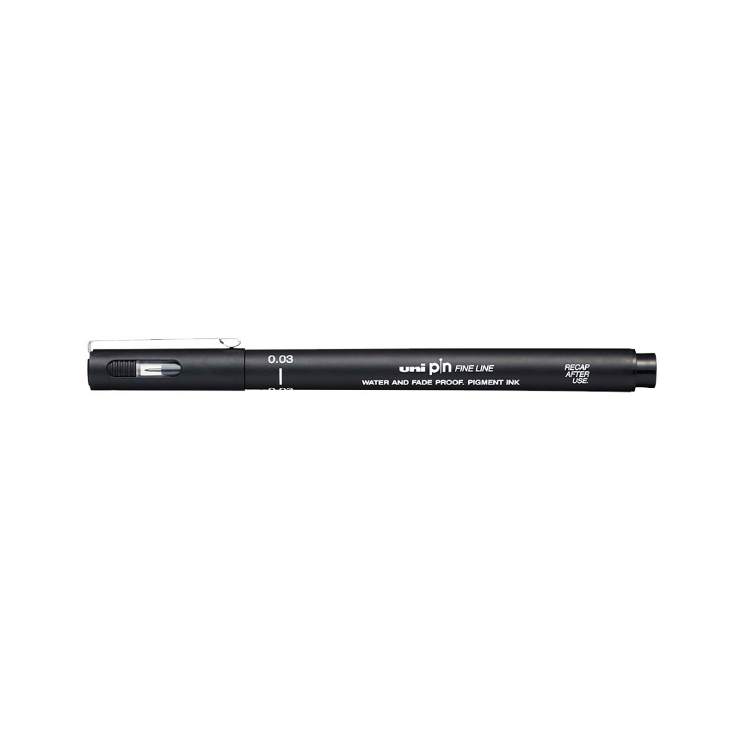 Tiralíneas UNI PIN – 003 mm – Negro