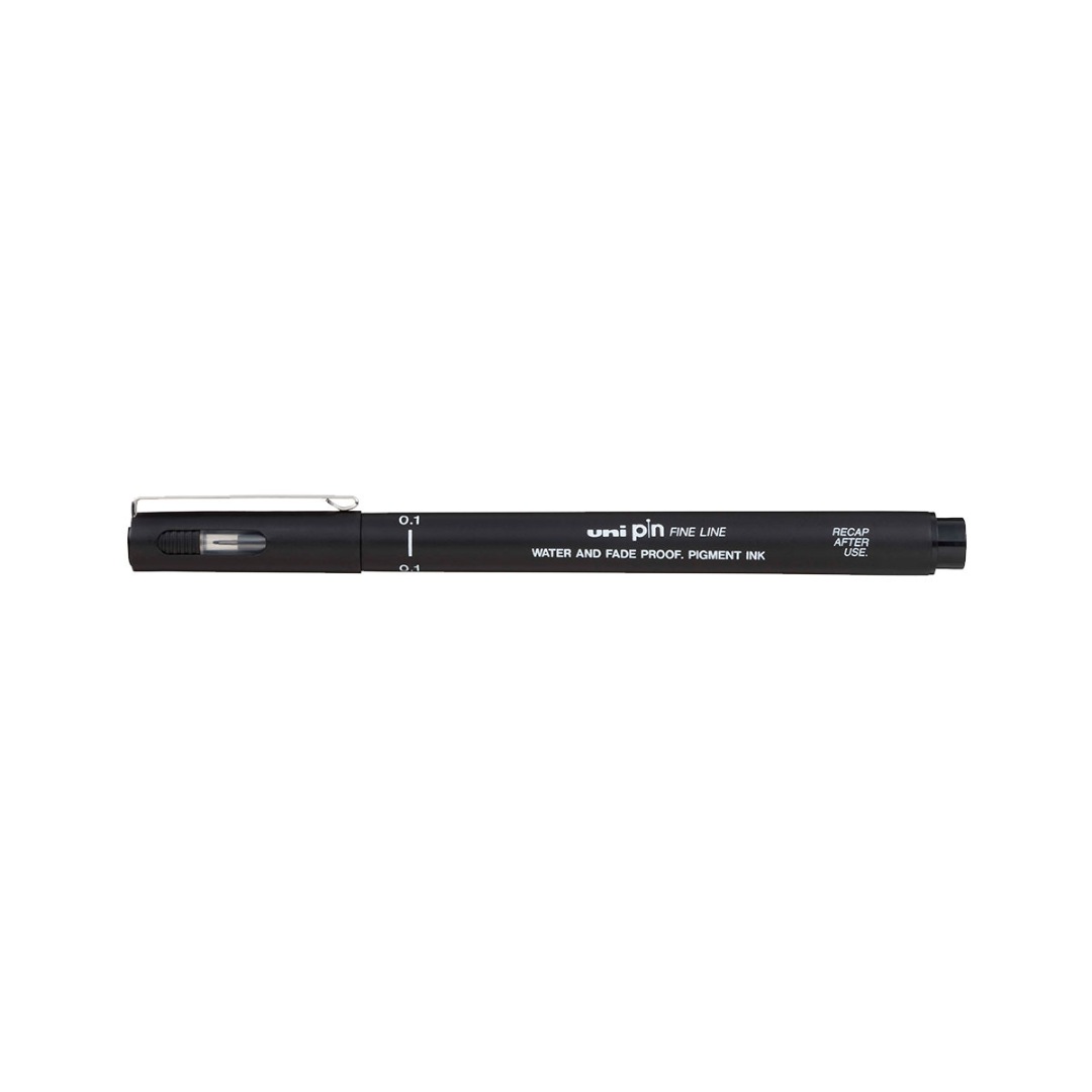 Tiralíneas UNI PIN – 01 mm – Negro