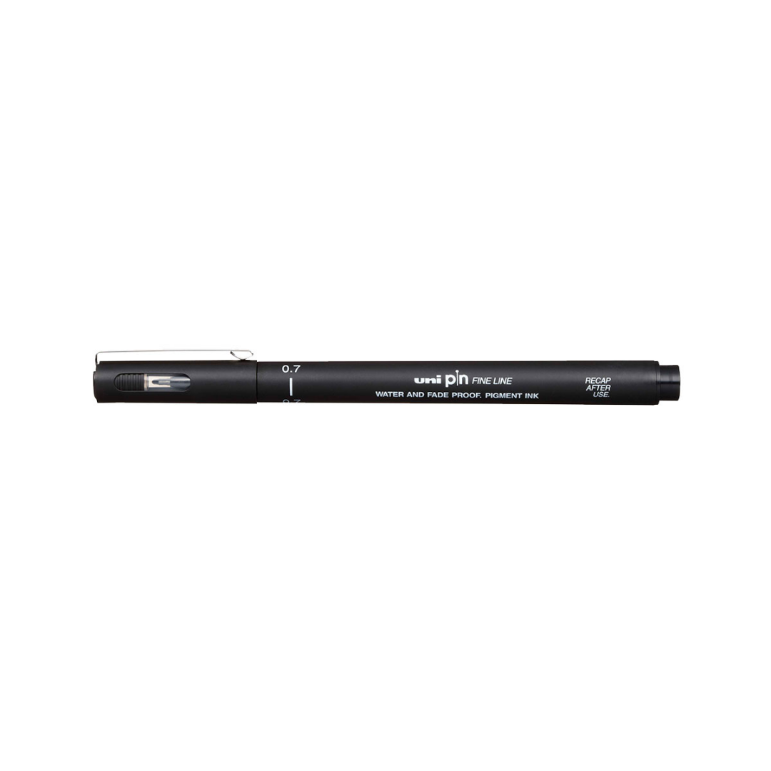 Tiralíneas UNI PIN – 07 mm – Negro