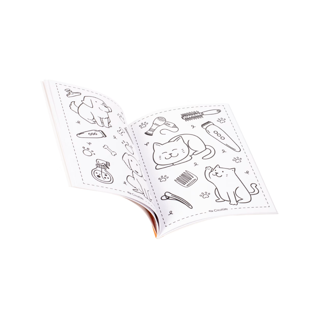 Libro para colorear – Doodles Perros y Gatos 