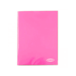 Carpeta Plastificada con Acoclip – Rosada