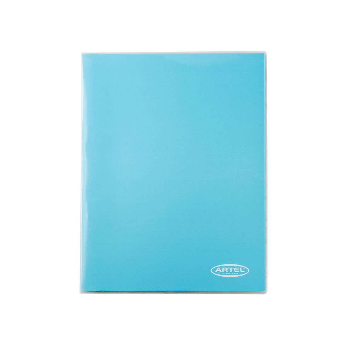 Carpeta Plastificada con Acoclip – Celeste