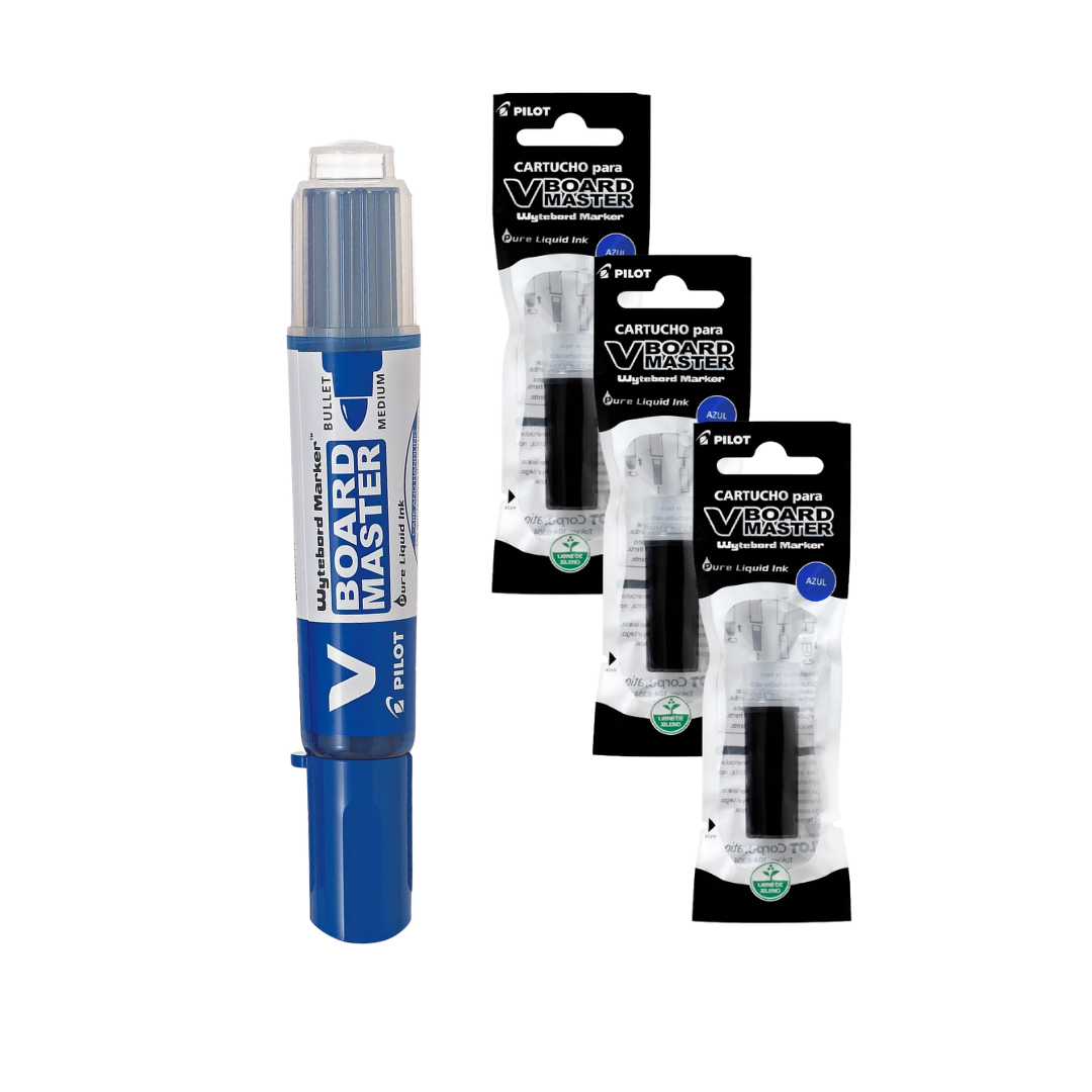 PACK AHORRO – Pizarra Profesional – Escritura sin Pausas en Azul✨