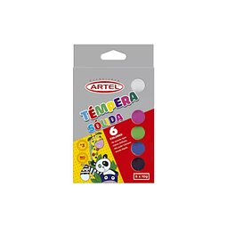 Témpera Sólida – Set 6 Colores