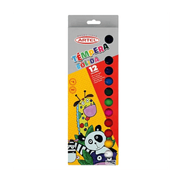 Témpera Sólida – Set 12 Colores