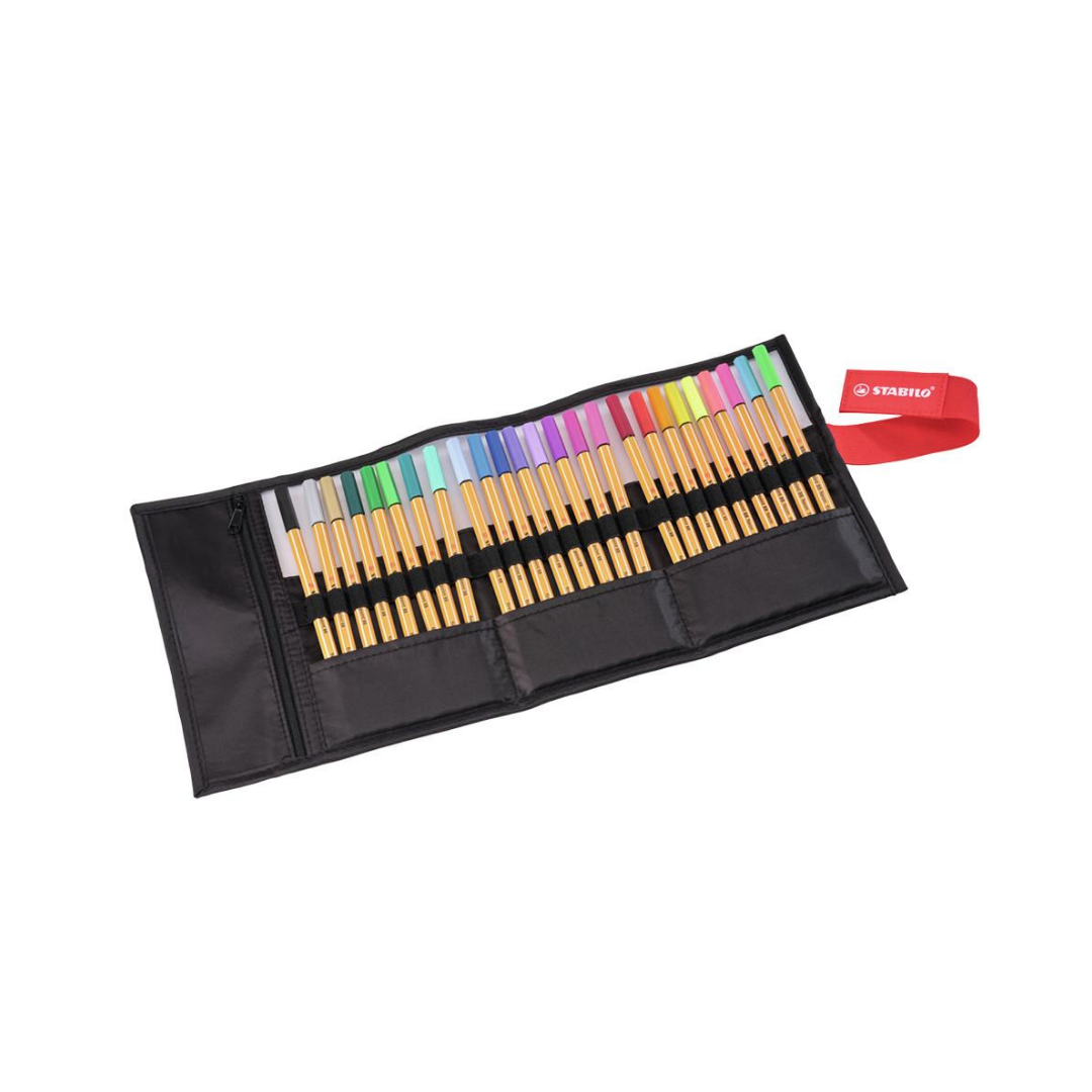 Tiralíneas Point 88 Arty – Set 25 Colores – Estuche Enrollable
