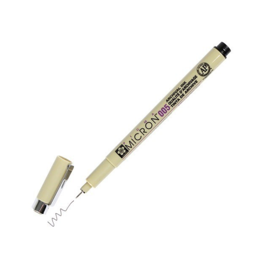 Tiralíneas PIGMA MICRON – 005 – Negro