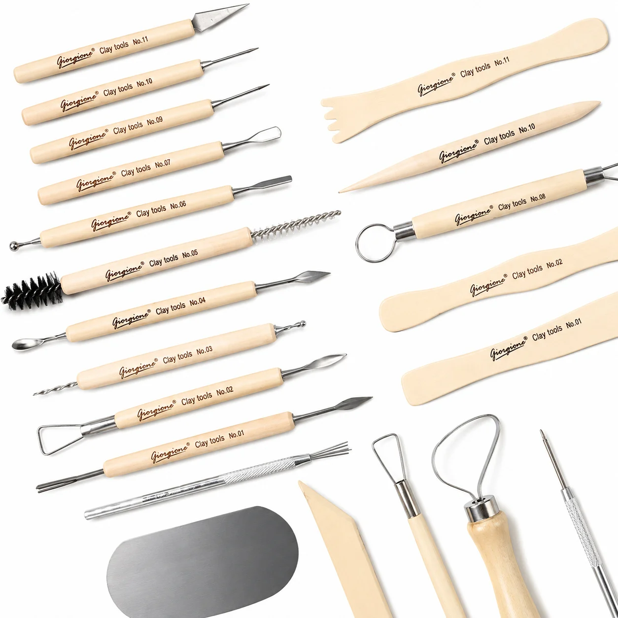 Set 11 Herramientas de Modelado Giorgione