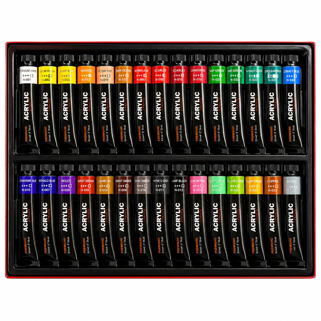 Set 30 Pinturas Acrílicas Giorgione – 12 ml