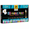 Set 24 Pinturas 3D para Tela Giorgione – 30 ml