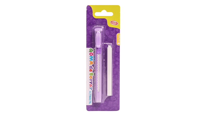 Goma de Borrar Retráctil + Repuesto 4